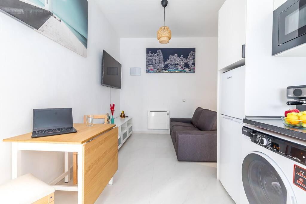 Estudio Acogedor En Zona Norte Madrid Buitenkant foto