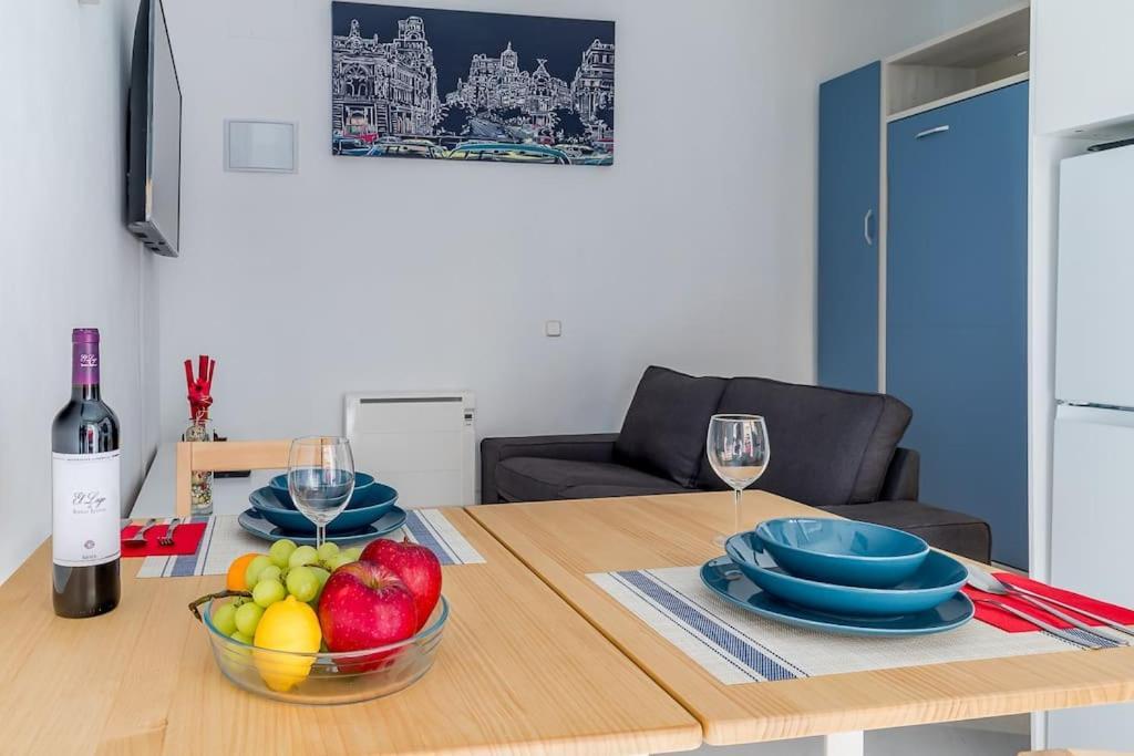 Estudio Acogedor En Zona Norte Madrid Buitenkant foto